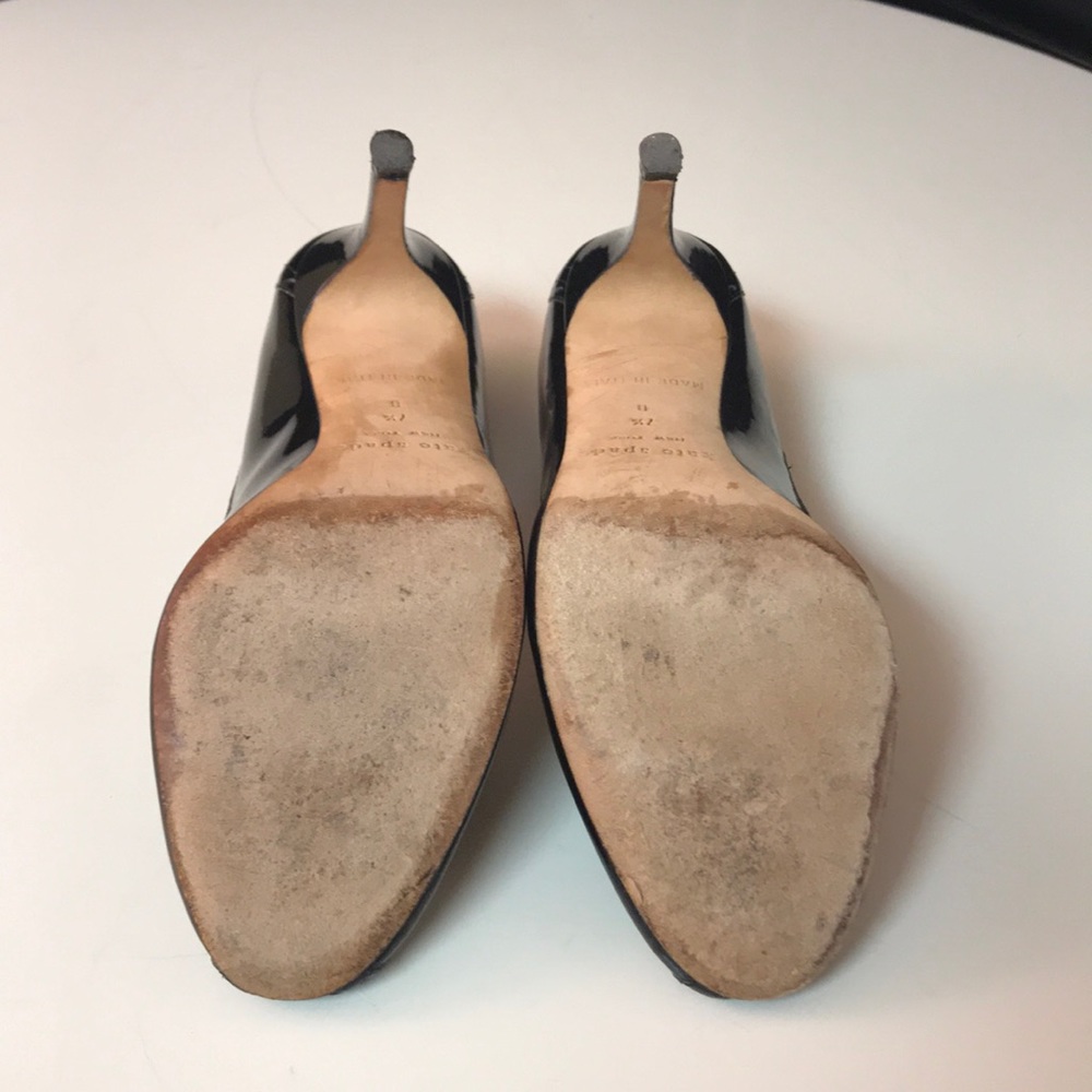Kate‎ Spade patent leather peep toe heels 7.5 ✨ - Picture 5 of 7